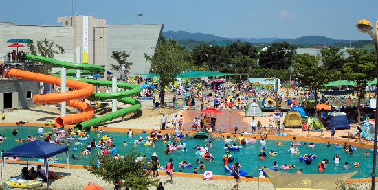 함평군  엑스포공원 물놀이장/사진=함평군