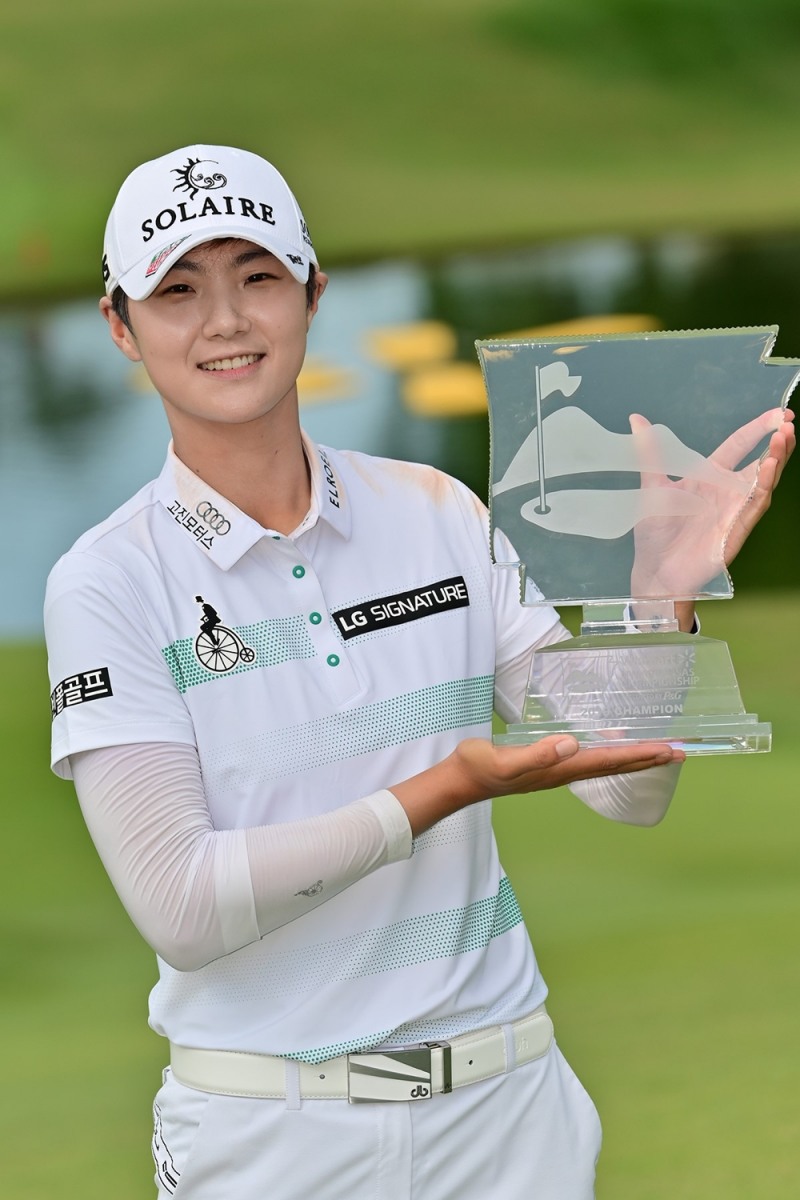 올시즌 2승, 미국LPGA투어 통산 7승째를 기록한 박성현. 사진 제공=Gabe Roux/LPGA