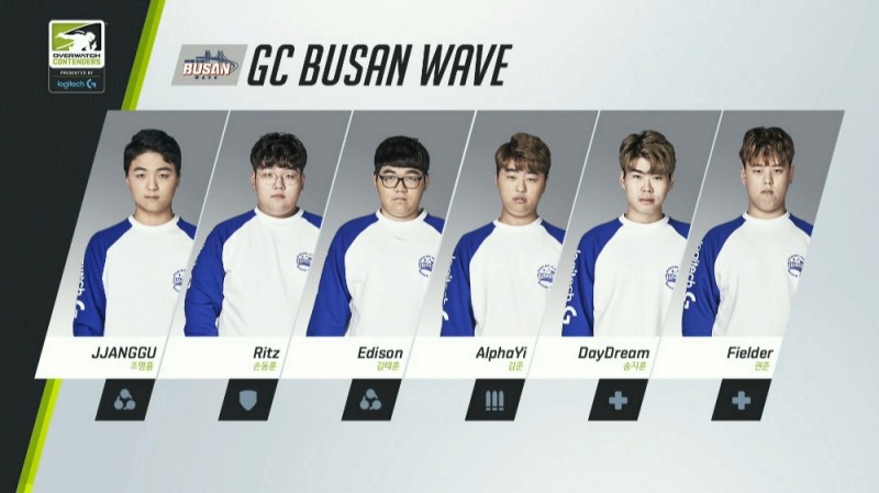 GC 부산 웨이브(사진=중계방송 캡처).