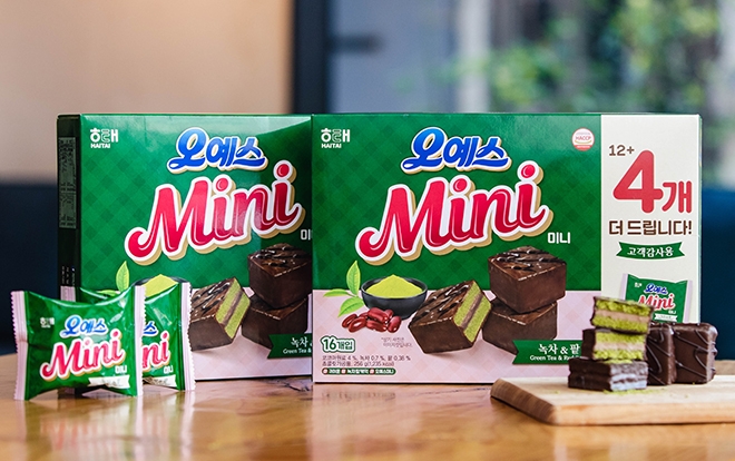 오예스 미니 녹차 팥 /사진 제공 = 해태제과