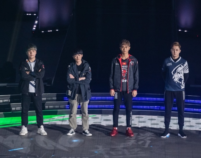 LMS-VCS 연합팀 대표 선수들(사진=라이엇 게임즈 제공).