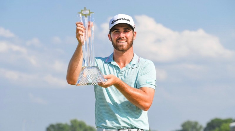 미국PGA투어 4번째 대회만에 우승한 매튜. 사진=매트울프 트위터.