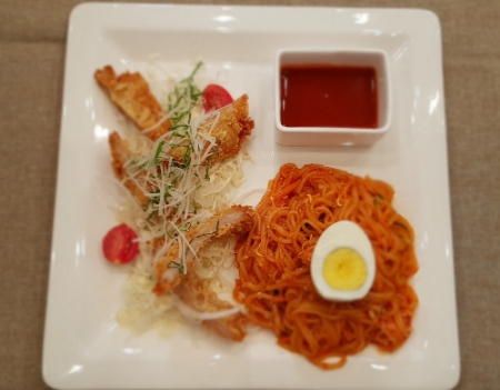 맛있는 제주만들기 23호점 메뉴 '돈까스 쫄면'