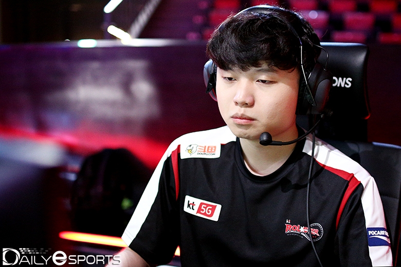 kt 롤스터의 미드 라이너 '비디디' 곽보성.