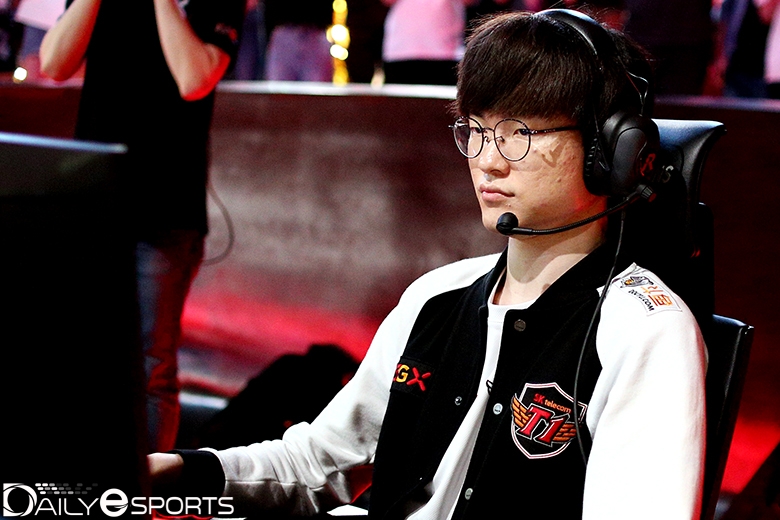 SK텔레콤 T1의 미드 라이너 '페이커' 이상혁.