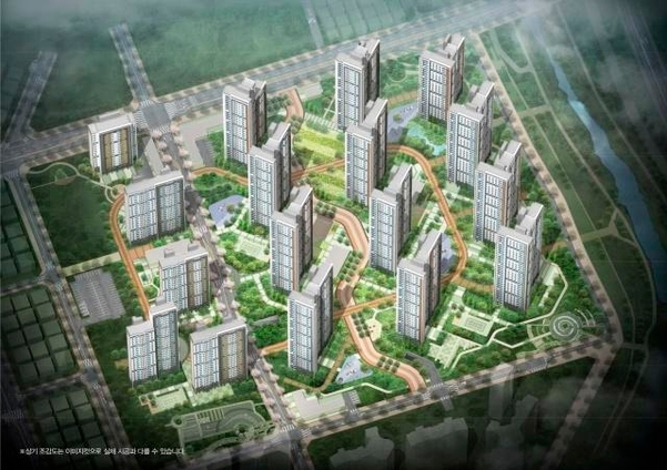 의정부역 센트럴자이&위브캐슬 조감도