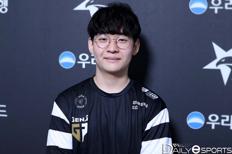 젠지 e스포츠의 서포터 '라이프' 김정민.