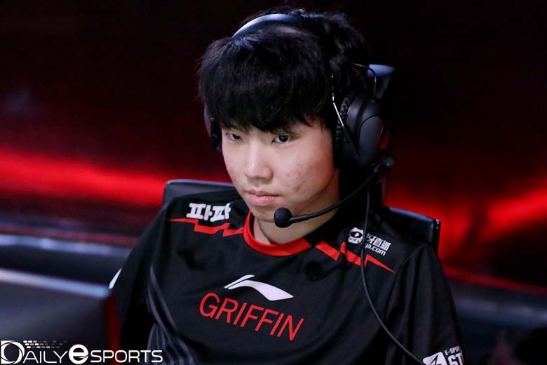 그리핀의 미드 라이너 '쵸비' 정지훈.