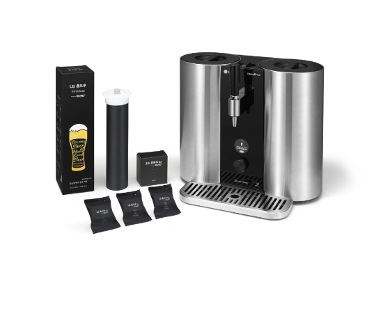 캡슐형 수제맥주제조기 'LG 홈브루(LG HomeBrew)' / 사진 제공 = LG전자