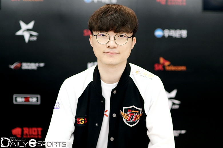 SK텔레콤 T1의 미드 라이너 '페이커' 이상혁.