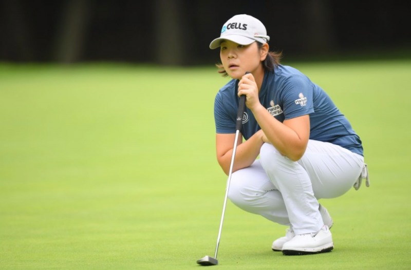 단독 2위에 오른 이민영. 사진=일본LPGA 홈페이지 캡처.
