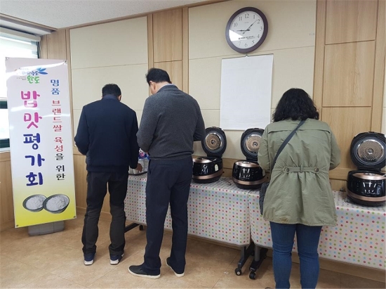 전국 브랜드 쌀 및 완도 신품종 밥맛 평가회/사진=완도군