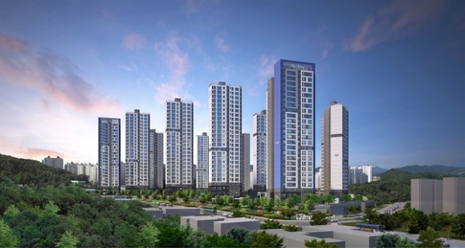 오포 더샵 센트럴포레 투시도