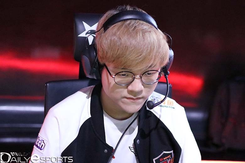 SK텔레콤 T1의 원거리 딜러 '테디' 박진성.