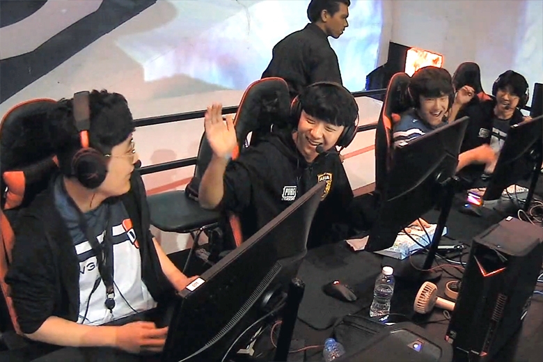 DPG EVGA(사진=중계 화면 캡처).