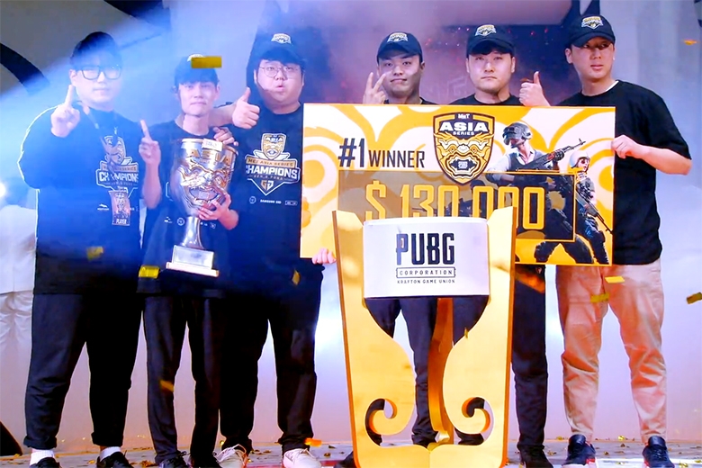 우승을 차지한 젠지 e스포츠(사진=중계 방송 캡처).