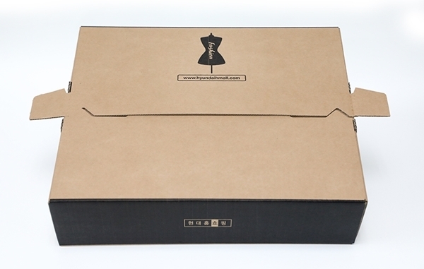 현대홈쇼핑 도입 친환경 배송 아이템 '날개박스' / 사진 제공 = 현대백화점그룹