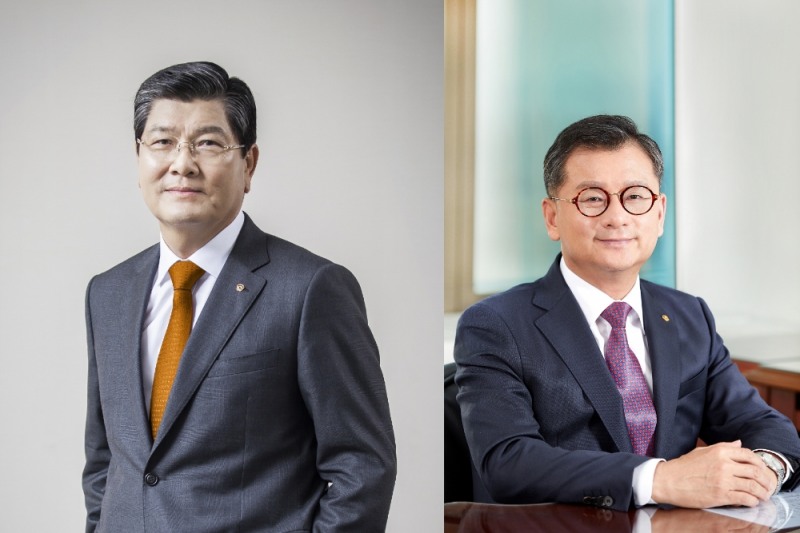 (좌) 차남규 대표 부회장 (우) 여승주 대표 / 사진 제공 = 한화생명