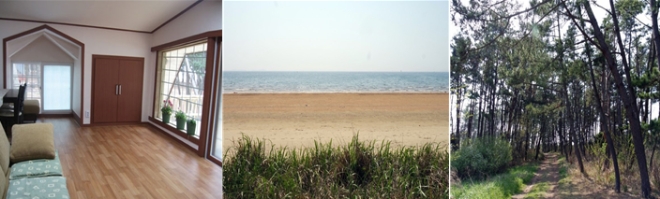 태안 펜션 서해바다의 낙조와 바다 뷰를 감상하며 힐링청정 몽산포 ‘파인우드비치’