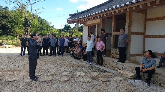 해남교도소는 기관 소재지인 해남군의 독립운동가 ‘지강 양한묵 선생’ 생가를 견학하였다./사진=해남교도소