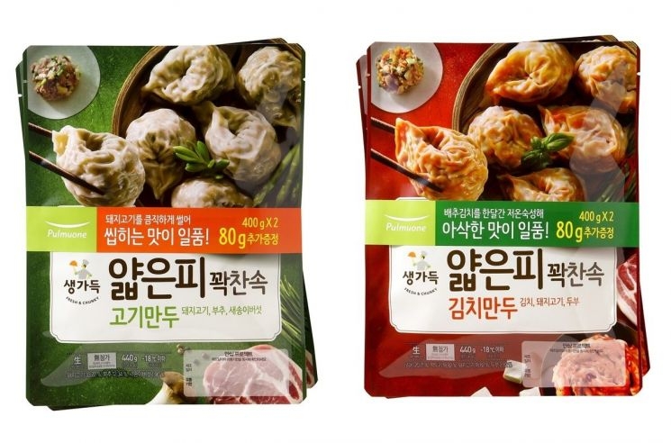 풀무원 '얇은피만두' 올 1000만 봉지 이상 판다