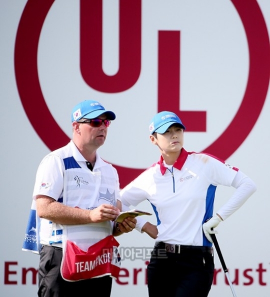 데이비드 존스(좌)와 박성현(우). 자료사진=마니아리포트DB