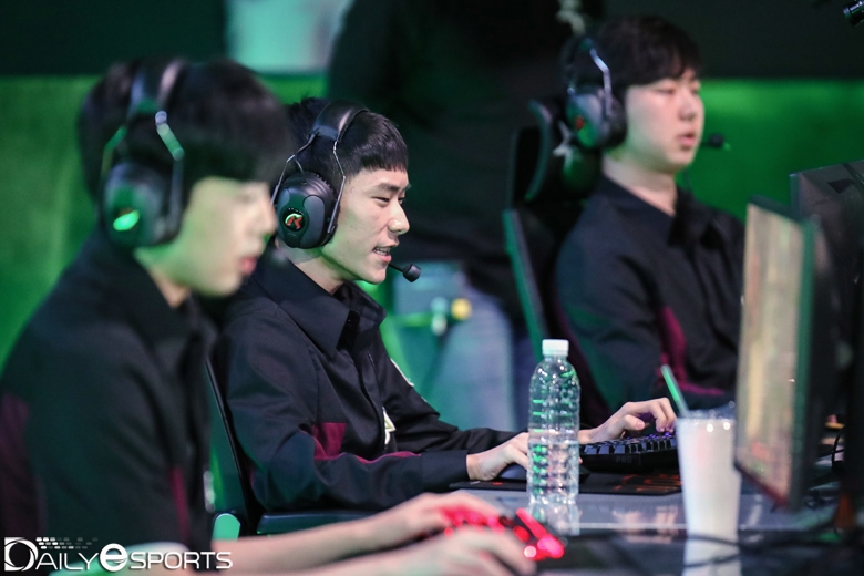 전패 속에서도 발군의 기량을 보였던 정글러 '말랑' 김근성.