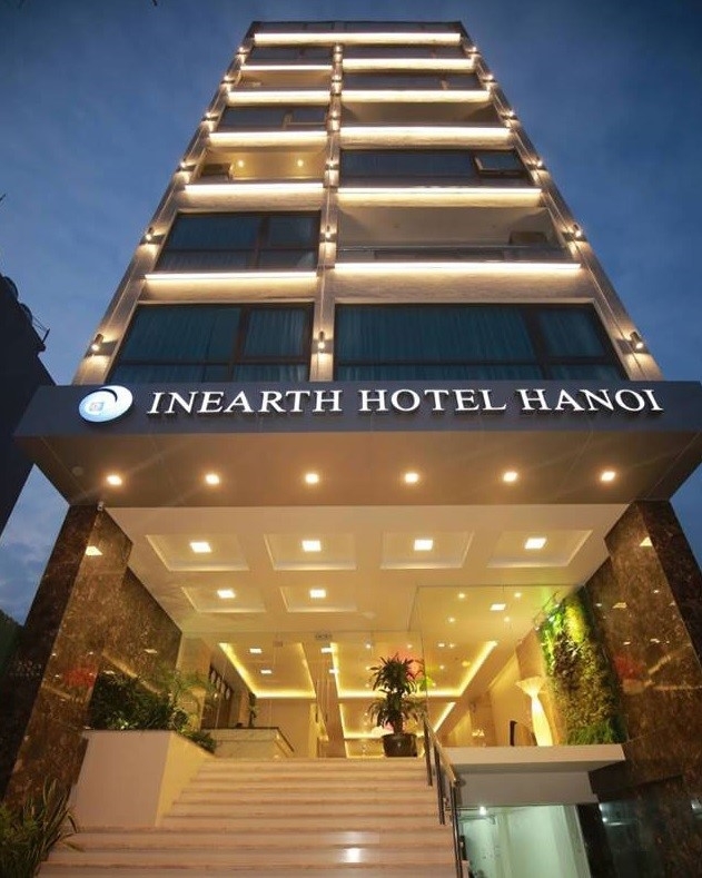 코리아탑셰프 파트너쉽 ‘이너스호텔”(INEARTH HOTEL HONOI)입구 전경. 사진=코리아탑셰프 제공