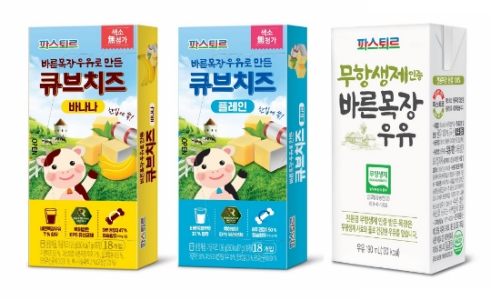 파스퇴르 바른목장 큐브치즈 이미지