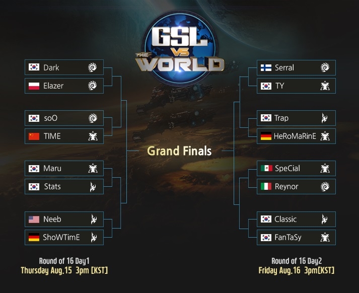 '스타크래프트2 세계대전' GSL vs. 더 월드 15일 개막