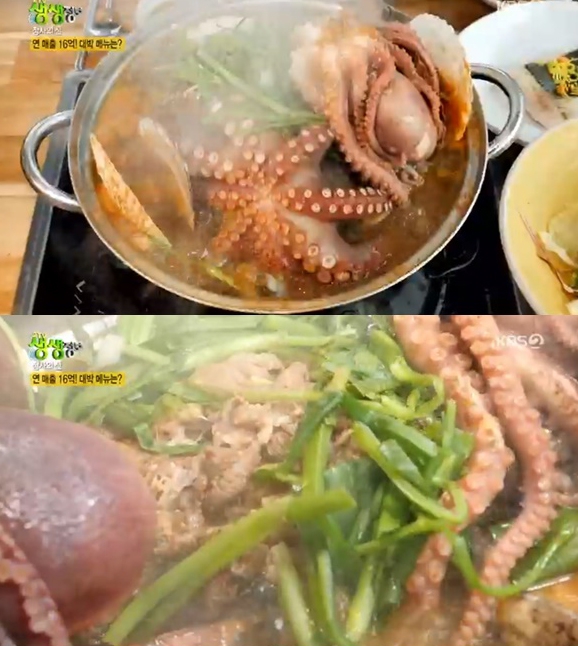 군산 ‘불고기해물전골’이 방송을 통해 소개되면서 시선이 고정되고 있다 / 출처 케이비에스화면