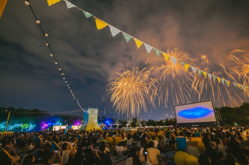 한화생명, 63빌딩 앞 한강공원서 'LIFEPLUS 시네마위크 2019' 개최