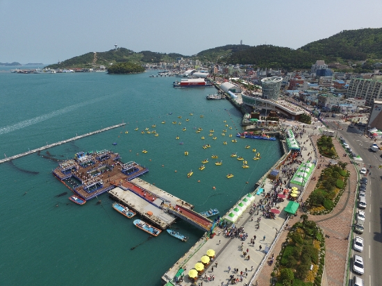 2017완도국제해조류박람회 항공 전경/사진=완도군