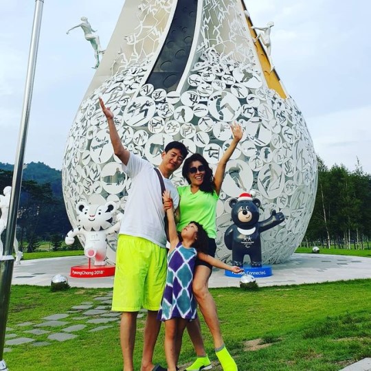 홍지민이가족사진을공개했다출처ㅣ홍지민SNS