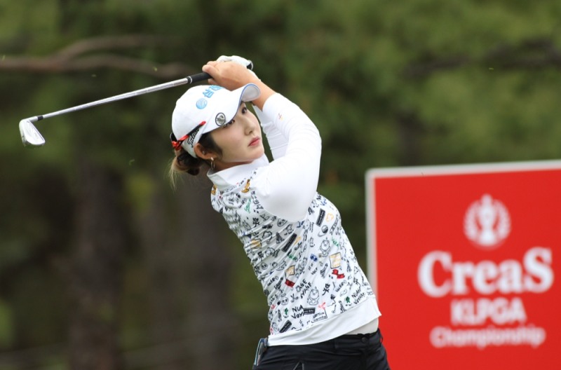 단독 선두에 오른 배선우. 사진=마니아리포트 DB.