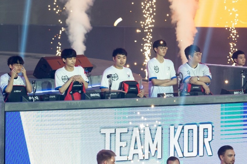 한국 대표팀(사진=펍지주식회사 제공).