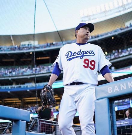 류현진(사진=인스타그램캡처)