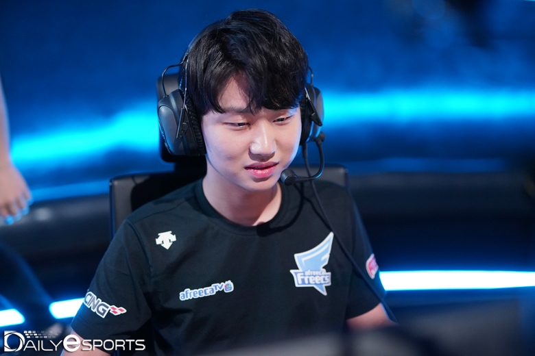 아프리카 프릭스의 원거리 딜러 '에이밍' 김하람.