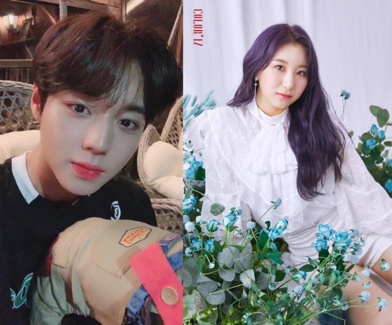 (좌측부터) 박지훈, 이채연