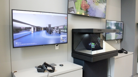 오포 더샵 센트럴포레 견본주택에 마련되는 VR 체험관. / 사진 제공 = 포스코건설