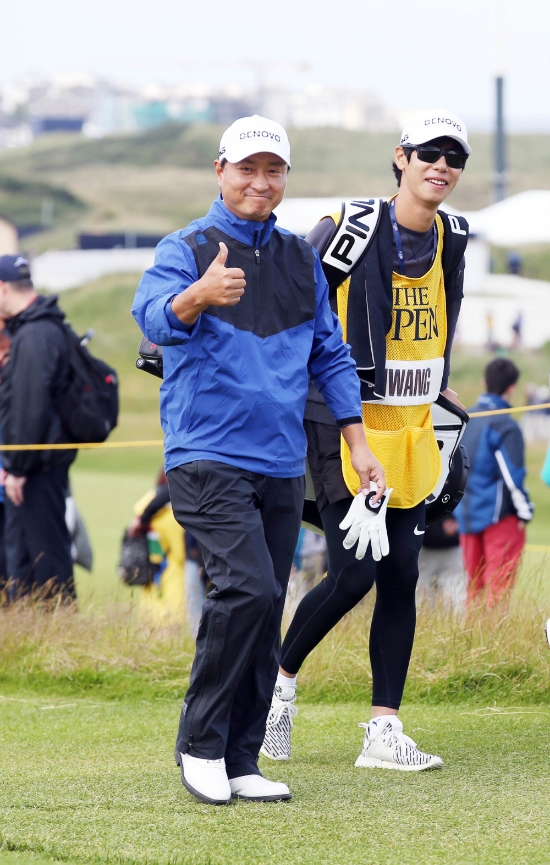 올해 디오픈에 출전한 황인춘. 사진=KPGA 제공