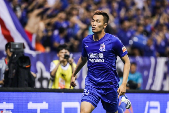 김신욱(사진=상하이선화웨이보)