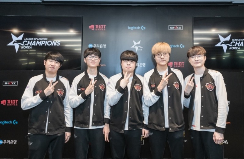 SK텔레콤 T1(사진=라이엇 게임즈 제공).