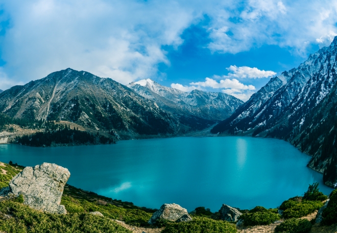 카자흐스탄 알마티 빅호수