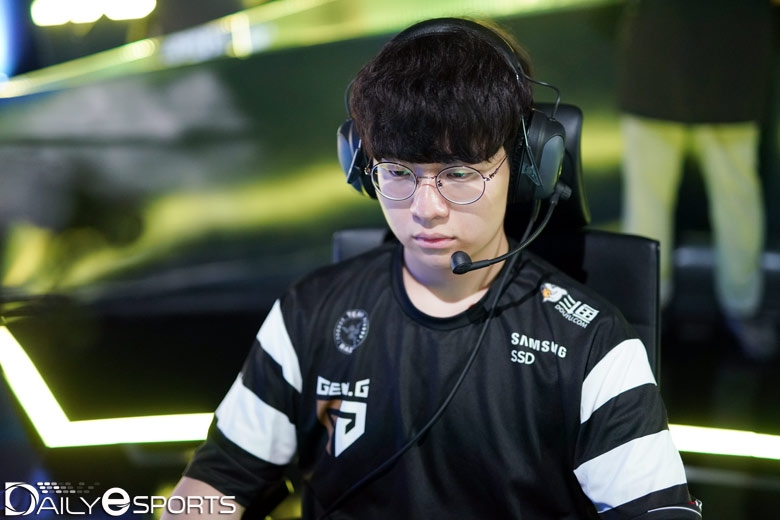 젠지 e스포츠의 서포터 '라이프' 김정민.