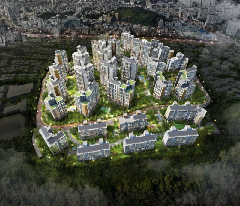 녹번역 e편한세상 캐슬 조감도. / 사진 제공 = 대림산업