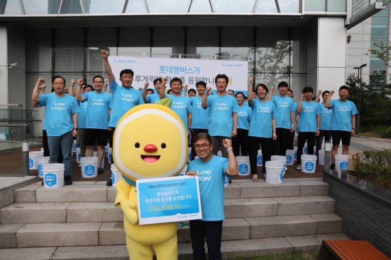 강승하 롯데멤버스 대표, ‘아이스버킷 챌린지’ 참여