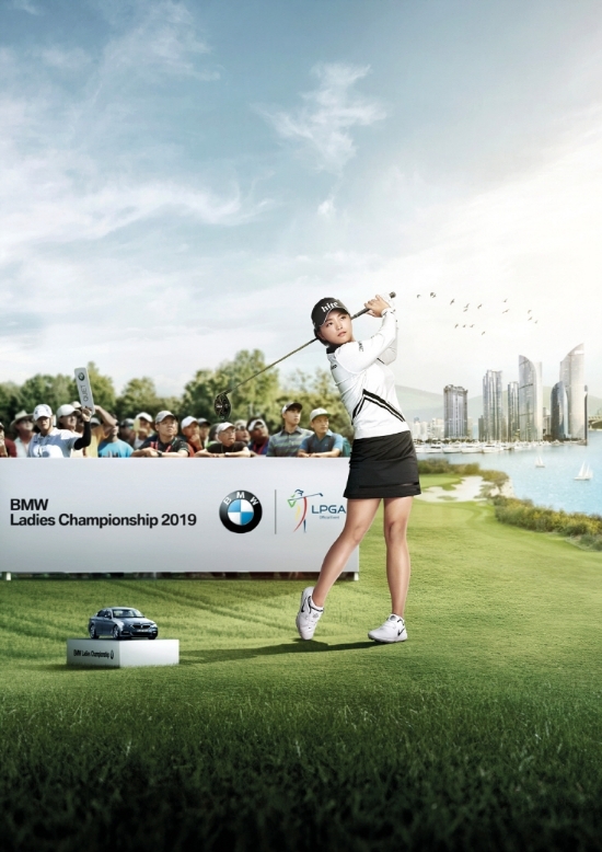 2019 LPGA BMW 레이디스 챔피언십 포스터 모델 고진영. 사진=BMW 코리아 제공 