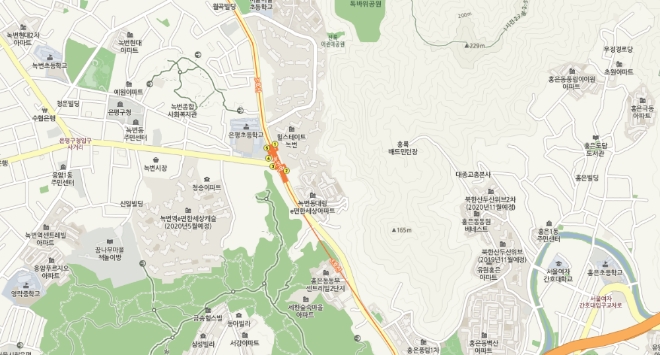 녹번역 일대 아파트단지 모습 / 사진 출처 = 네이버 지도 캡처