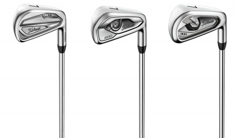 T100, T200, T300 아이언(좌로부터). 사진제공=타이틀리스트
